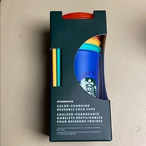 Starbucks color changing reusable cups